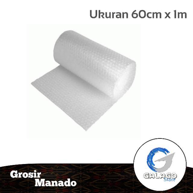 Bubble Wrap 60 Cm X 1 Mtr Manado Tambahan Packing Plastik Wrapping Meteran Sulawesi Utara Shopee Indonesia