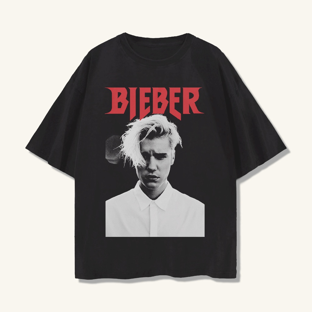 Ready Stock - Kaos Justin Bieber Purpose Tour Vintage Oversize T shirt