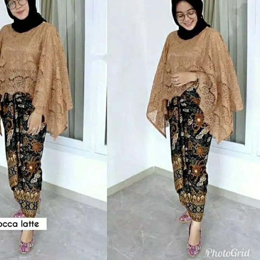 [beforetitle3] 1SET CAPE BRUKAT DAN ROK LILIT MEWAH GLITTER/CAPE KEBAYA MODERN/BATIK COUPLE/BAJU WIS
