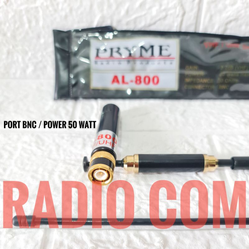 ANTENA HT DUALBAND AL-800 / ANTENA SUPERSTICK TARIK AL800 BNC TO HT ICOM V80 V85 V86 ALINCO DJ195 DJ196 DJ W58 DUALBAND PRYME AL-800 BNC ANTENA TARIK SUPERSTICK AL800