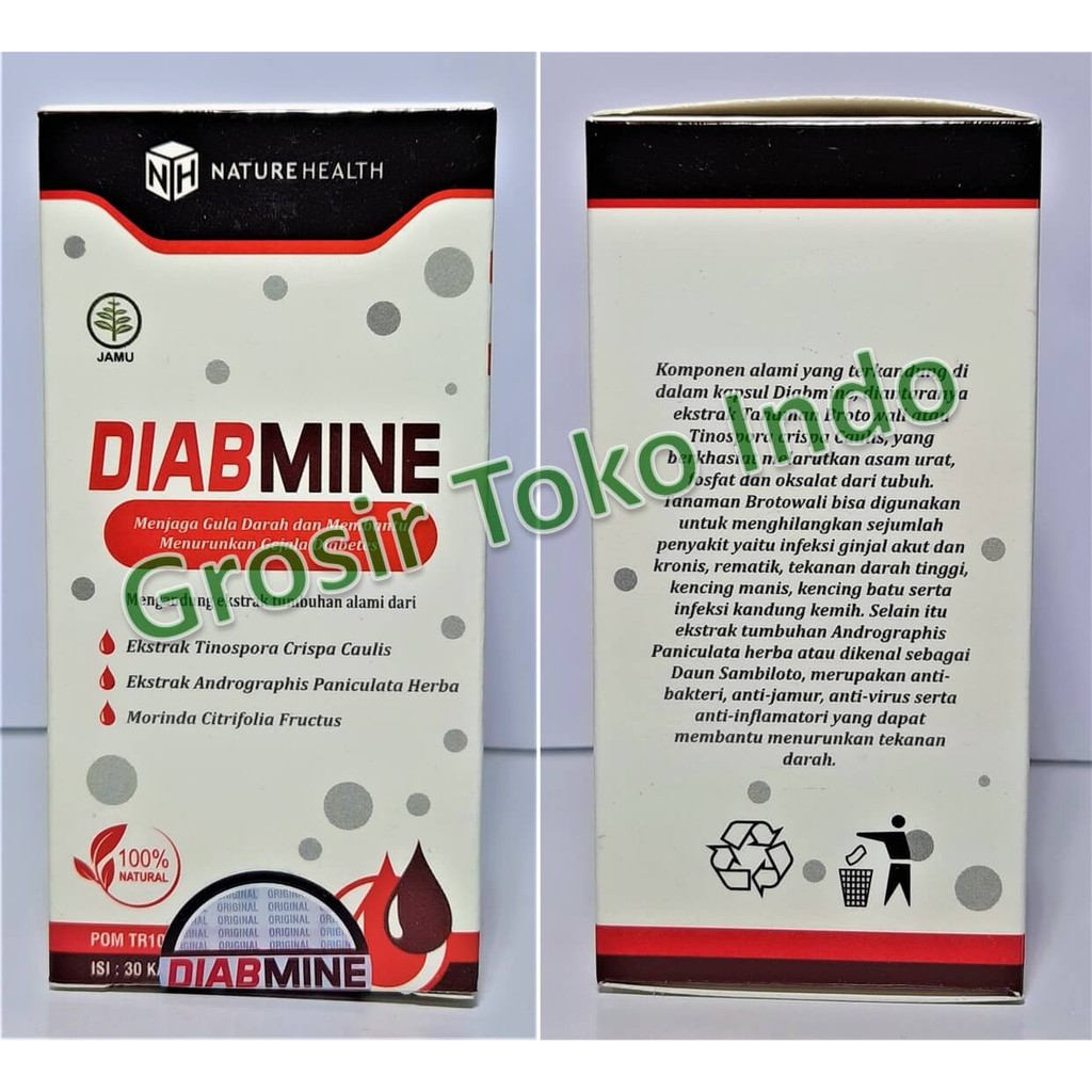 

Obat Diabmine obat Kencing manis Obat diabetes Diabmine Asli Original BPOM