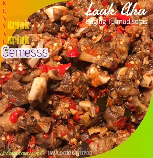 

Tulmud serasi (Tulang Muda Sambel terasi)