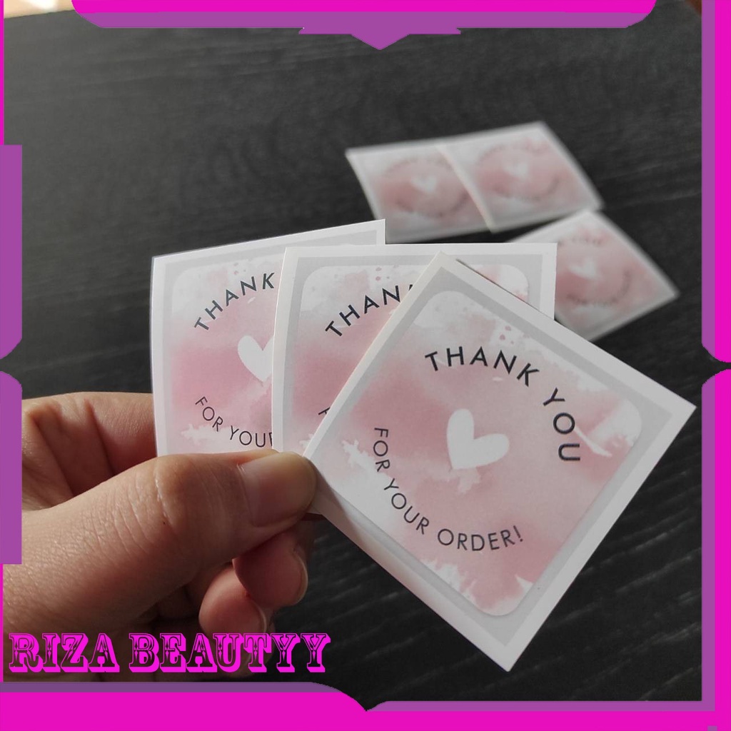 

Stiker Ucapan Terima Kasih Untuk Olshop Sticker Thank You 30pcs