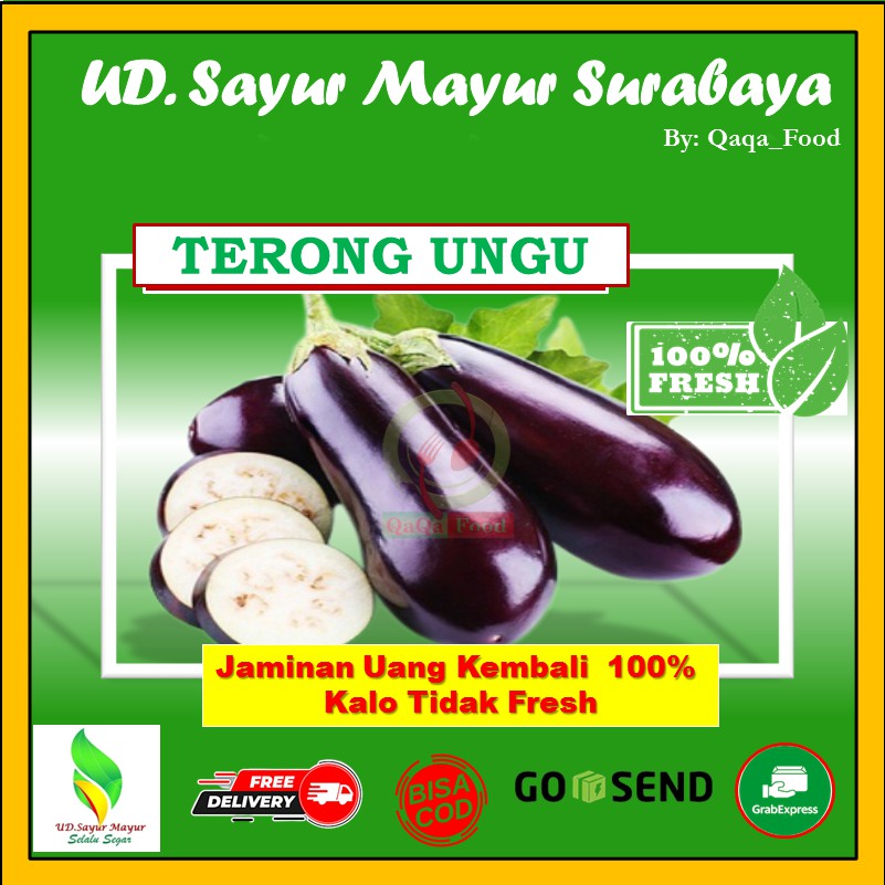 

TERONG UNGU segar fresh sayur sayuran murah segar premium 500 Gram - UD070