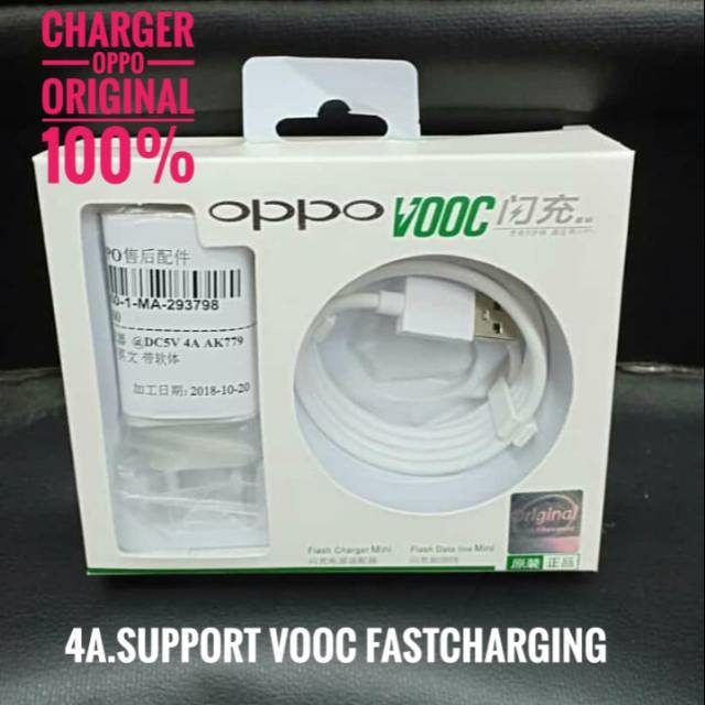 Charger Oppo Original 100% Vooc Fastcharging | Shopee