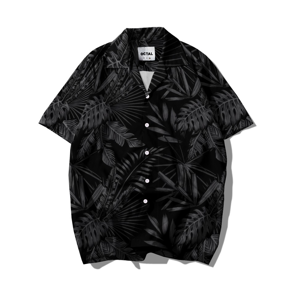 Kemeja Pantai Full Print Motif Floral Hawaii Printing Kemeja Pantai Full Print Motif Floral Hawaii Printing