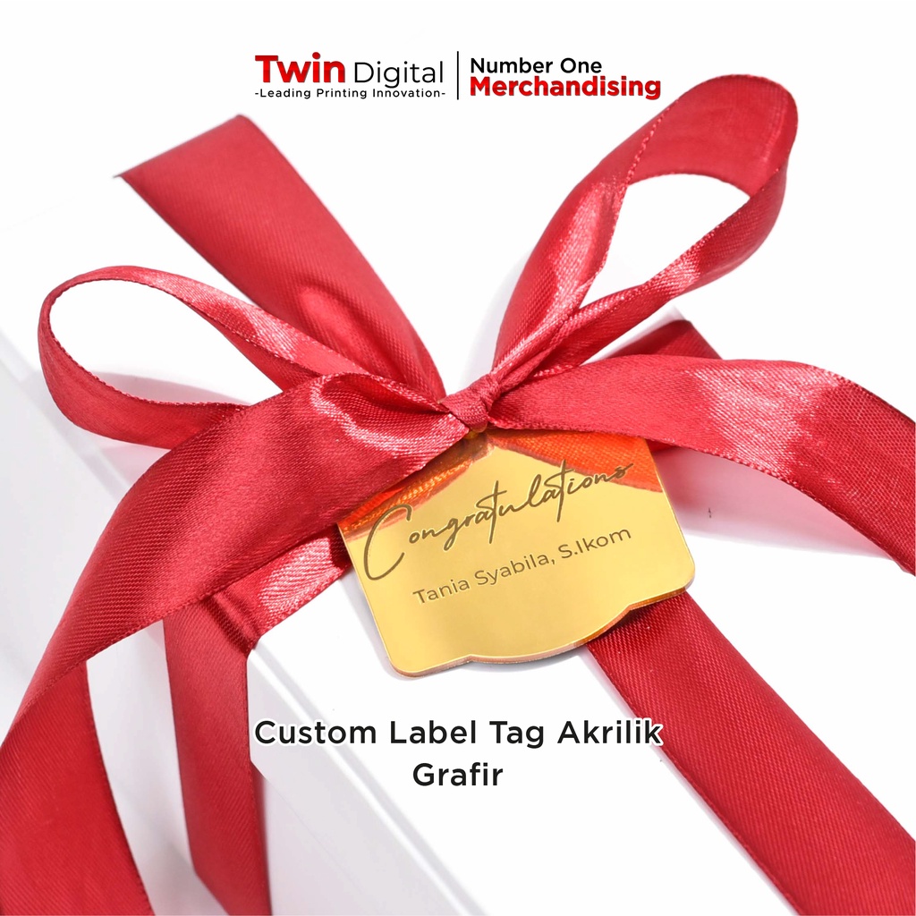 

Twindigital Label Hadiah Akrilik Mirror Custom Grafir - Label Tag Acrylic Mirror LTG.9