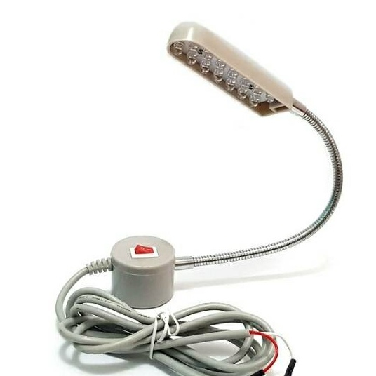 Lampu Mesin jahit LED 20 titik 30 titik magnet (PAKAI COLOKAN)