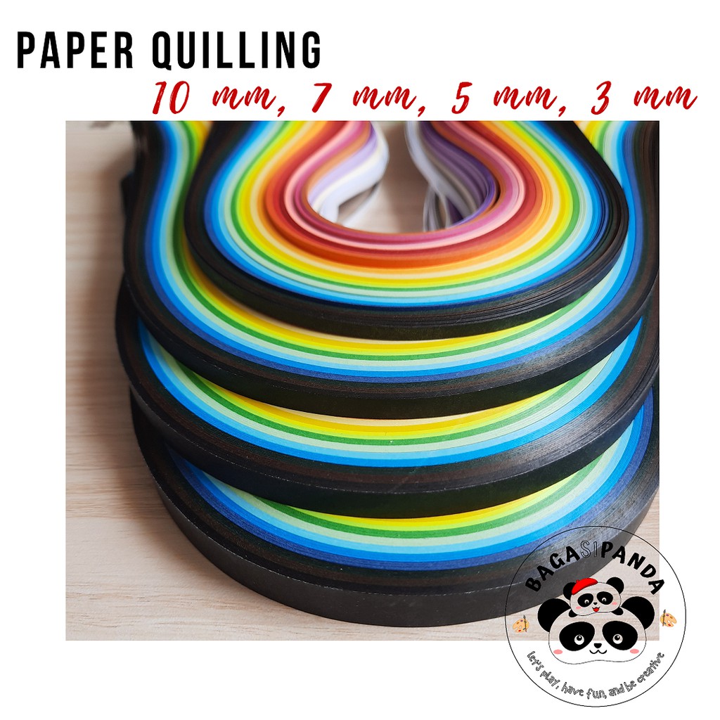 DIY Rainbow Paper Quilling/ Kertas Paper Quiling