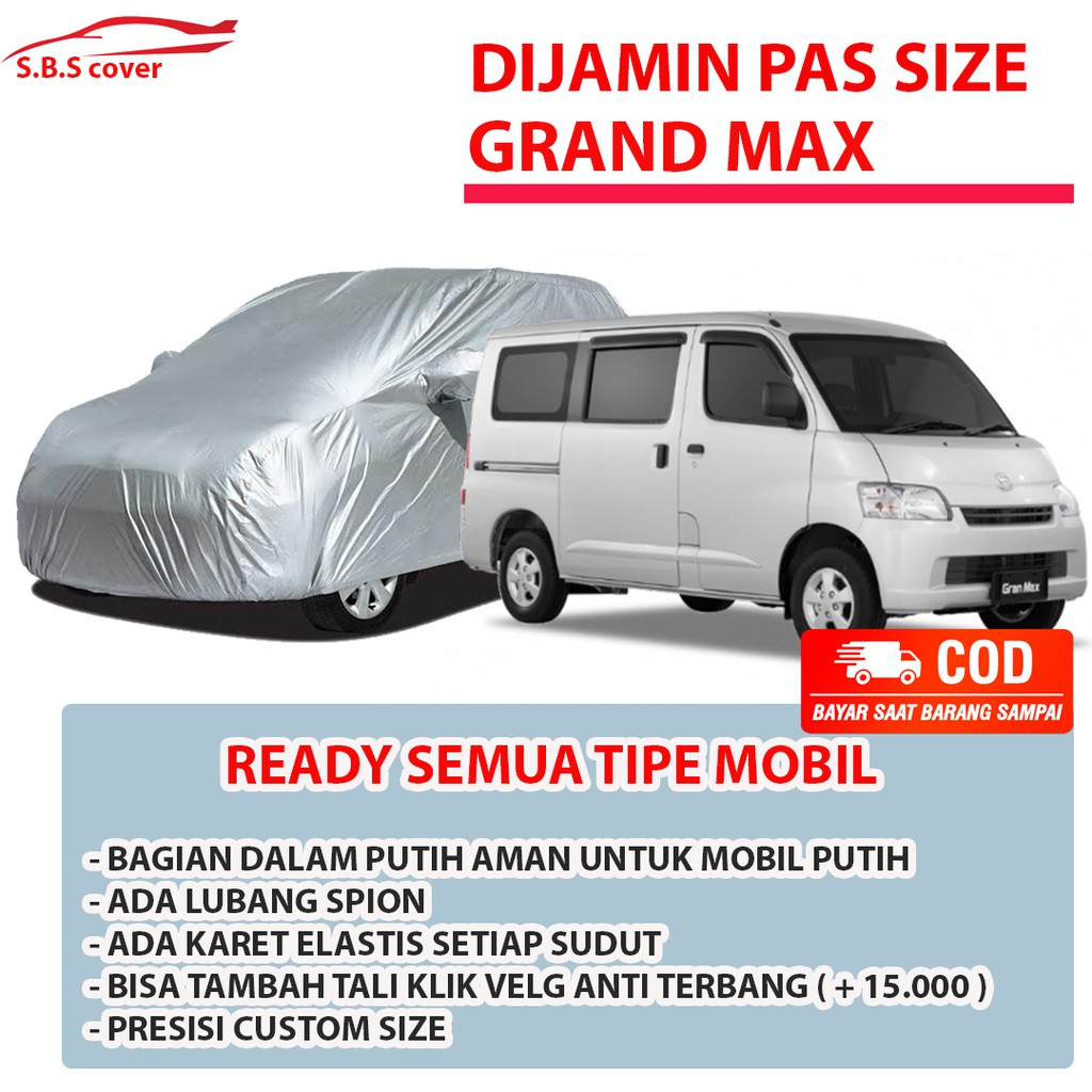 Cover Mobil / Sarung Mobil Grand Max / GrandMax / Cover Mobil GrandMax / Grand Max Mantol Pelindung