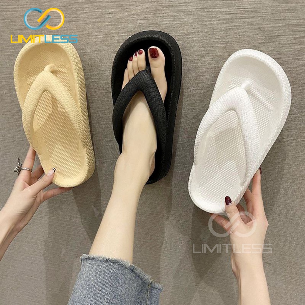 Sendal Japit Wanita Anti Slip Sandal Jepit Cewek Korean Style Empuk Sandal Wanita Terbaru Flip Flop Rumah