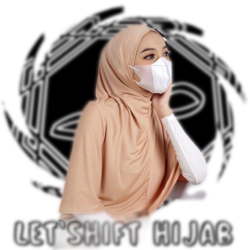 HIJAB SPORT LUBANG TELINGA/ BISA UNTUK MASKER/ KACA MATA/ EARPHONE