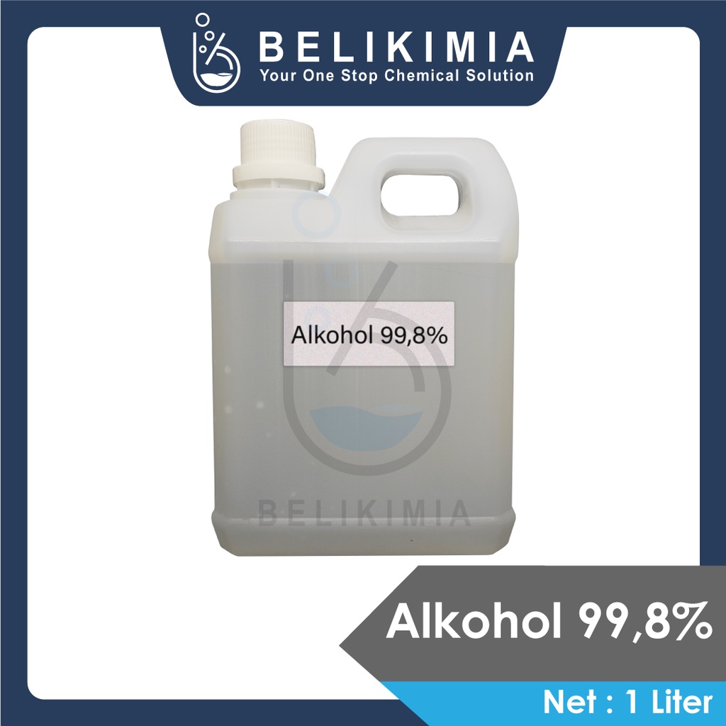 Alkohol 99 % / Disinfektan Alkohol 99% / Disinfektan Ruangan dan Permukaan Benda 1 Liter