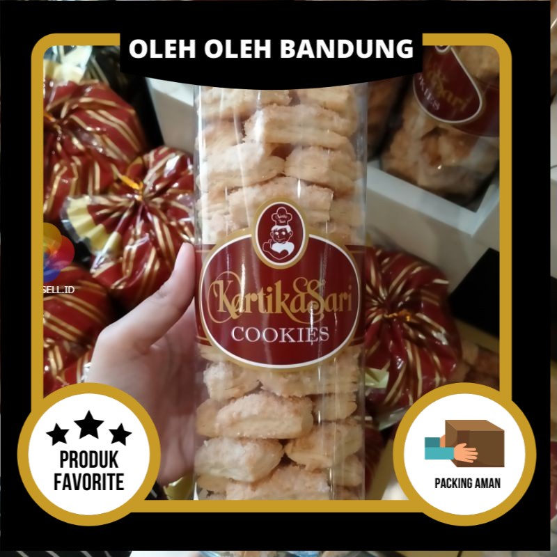 

Kartika Sari - Almond Cookies Tabung Besar - Oleh Oleh Kue Bandung