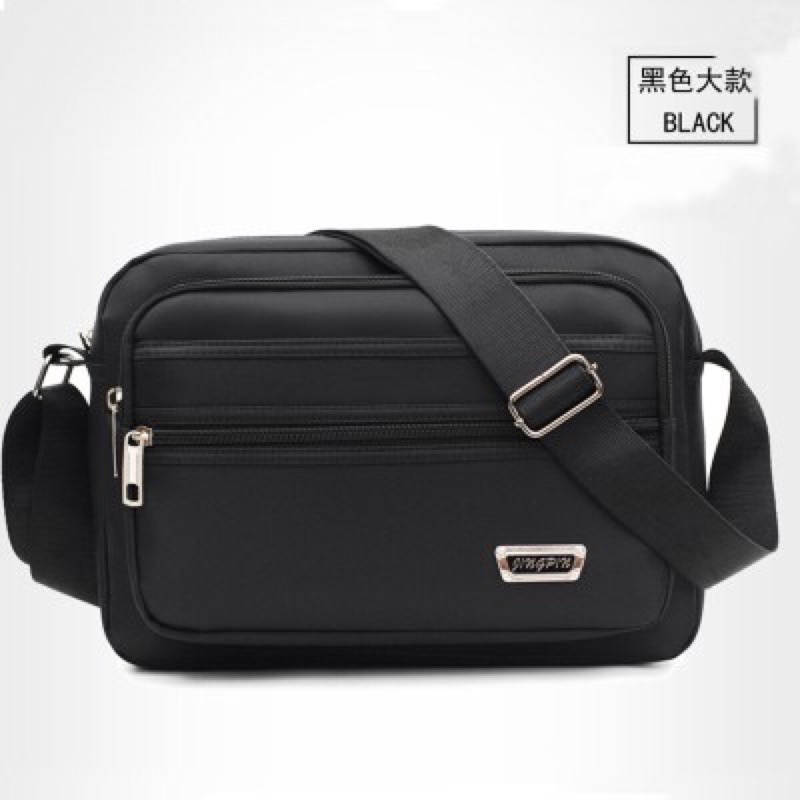 Tas Selempang Pria Waistbag pria Kapasitas Besar Multilayer Tahan Air