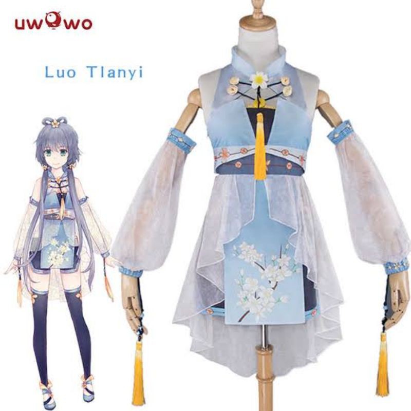 Fullset Kostum Cosplay Luo Tianyi Vocaloid Import Taobao brand Uwowo