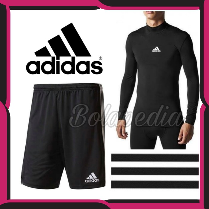 STELAN BUNDLING CELANA OLAHRAGA FUTSAL BASELAYER ADIDAS COMBINE BAJU OLAHRAGA PRIA FT157