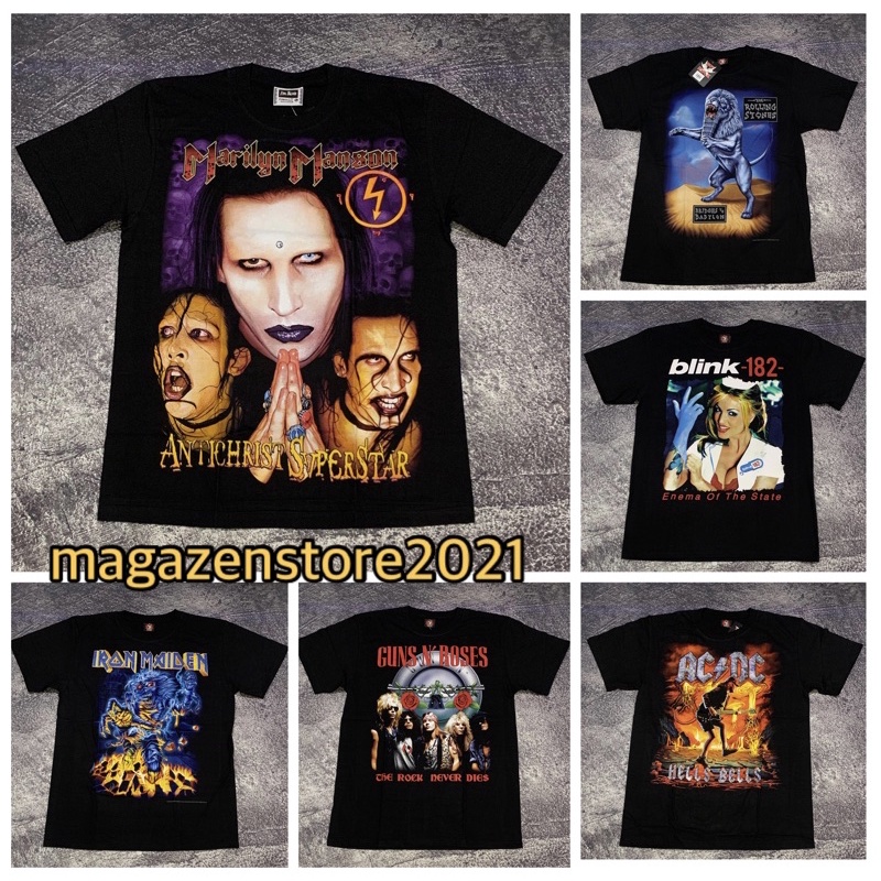 KAOS OVERSIZE BAND BOOTLEG THAILAND VINTAGE TEE OVERSIZE PREMIUM TSHIRT PRIA WANITA