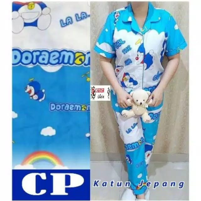 blinqshop baju tidur piyama CP DORA AWAN