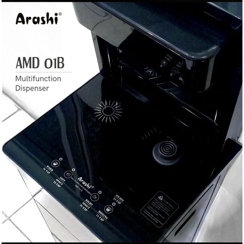 ARASHI Water Dispenser Multifungsi  AMD 01B - Dispenser Air Galon Bawah