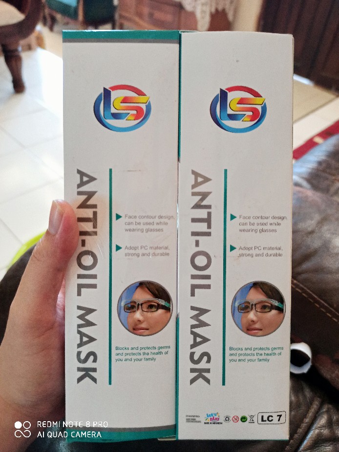 Face Shield Kacamata / Face Shield Nagita