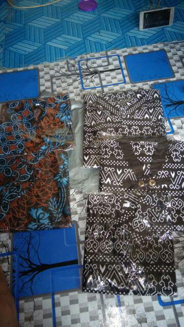 Khan Batik - Couple Batik Asmara Linggar Srg 7 By Suryandhanu 4666784743886 Couple L - Warna Biru