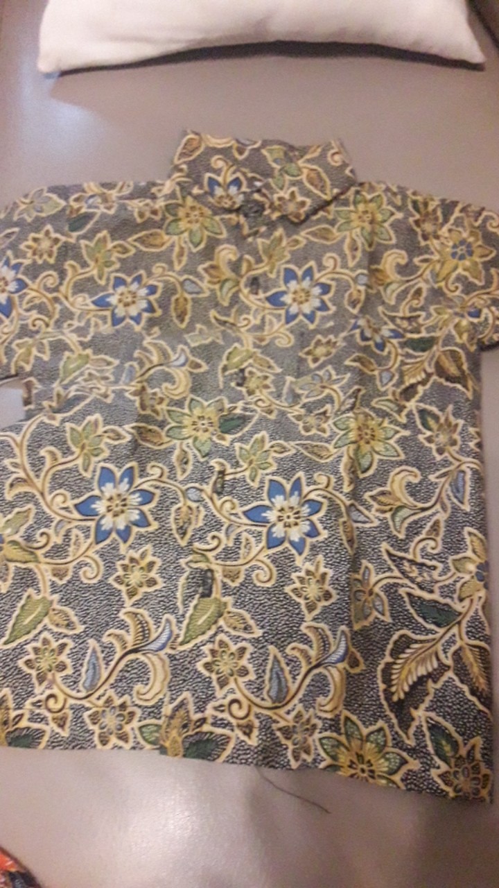 [housetrin] Baju Batik Anak Laki-laki Umur 1-6 Tahun