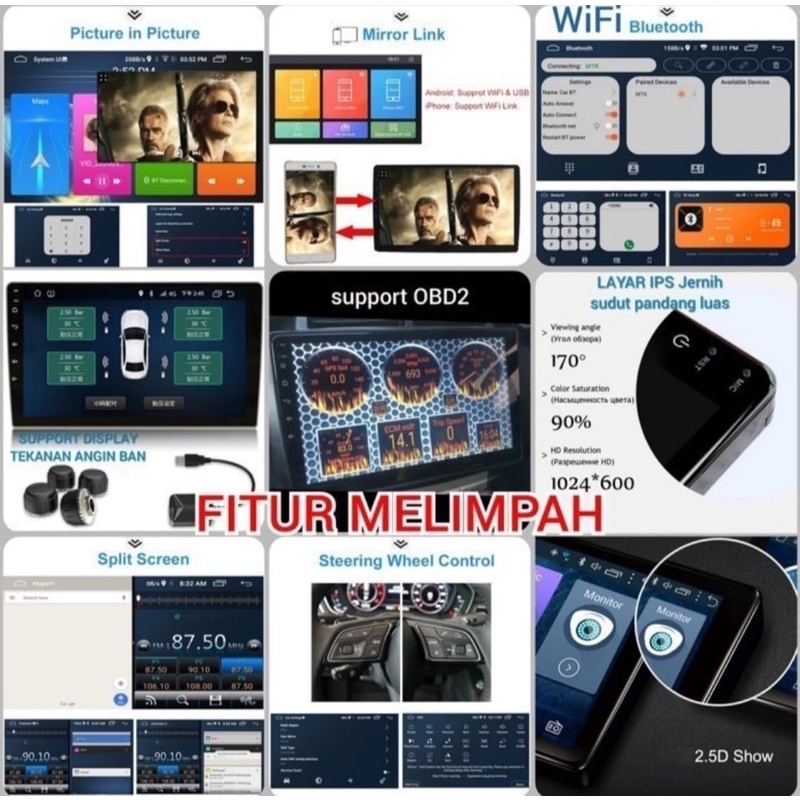 nissan livina | headunit android 10in 2/32gb Android Auto,Voice Command,Wifi,DSP 32band EQ(bonus kamera parkir & socket pnp)-6