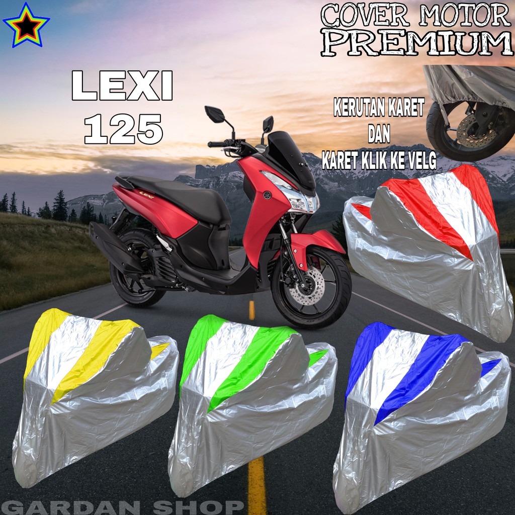 Sarung Motor LEXI 125 Silver KOMBINASI Body Cover Penutup Lexi 125 PREMIUM