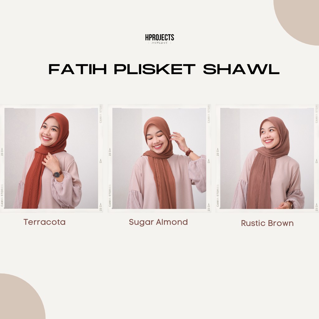 Hprojects - Fatih Pleats Shawl (Pashmina Plisket)