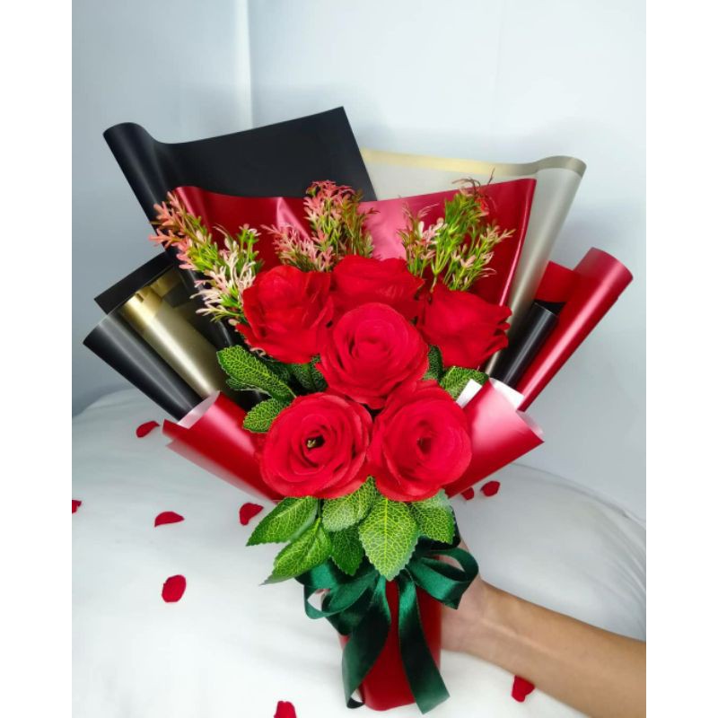 Jual Buket Mawar/Bouquet Mawar Rangkaian Bunga Mawar Cantik,Bunga Mawar ...