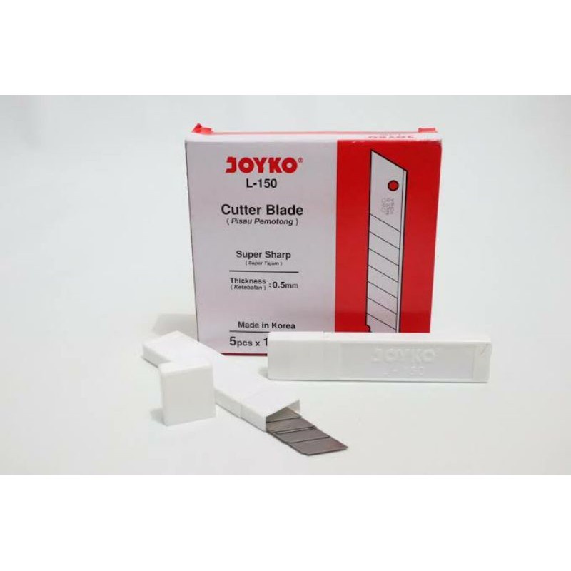 

Isi Cutter Besar Joyko L-150 Refill Tube Blade - Isi Pisau Pemotong Silet