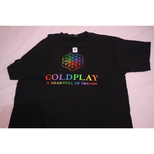 Jual Coldplay Original Merchandise Tshirt Shopee Indonesia