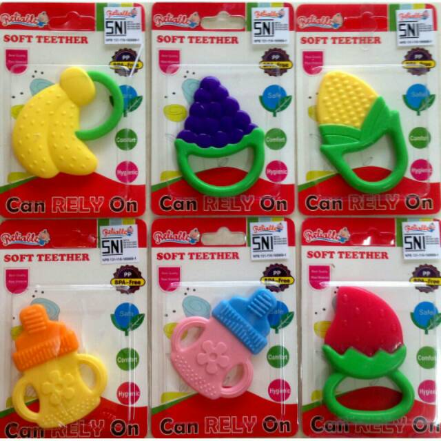 Silicon Teether / Gigitan Bayi Reliable BPA Free