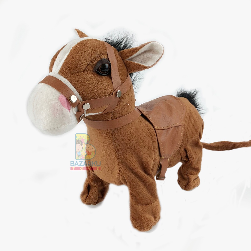 Walking Horse Doll Boneka Horse Boneka Kuda Boneka Anak Boneka Murah Boneka Bergerak Walking Doll