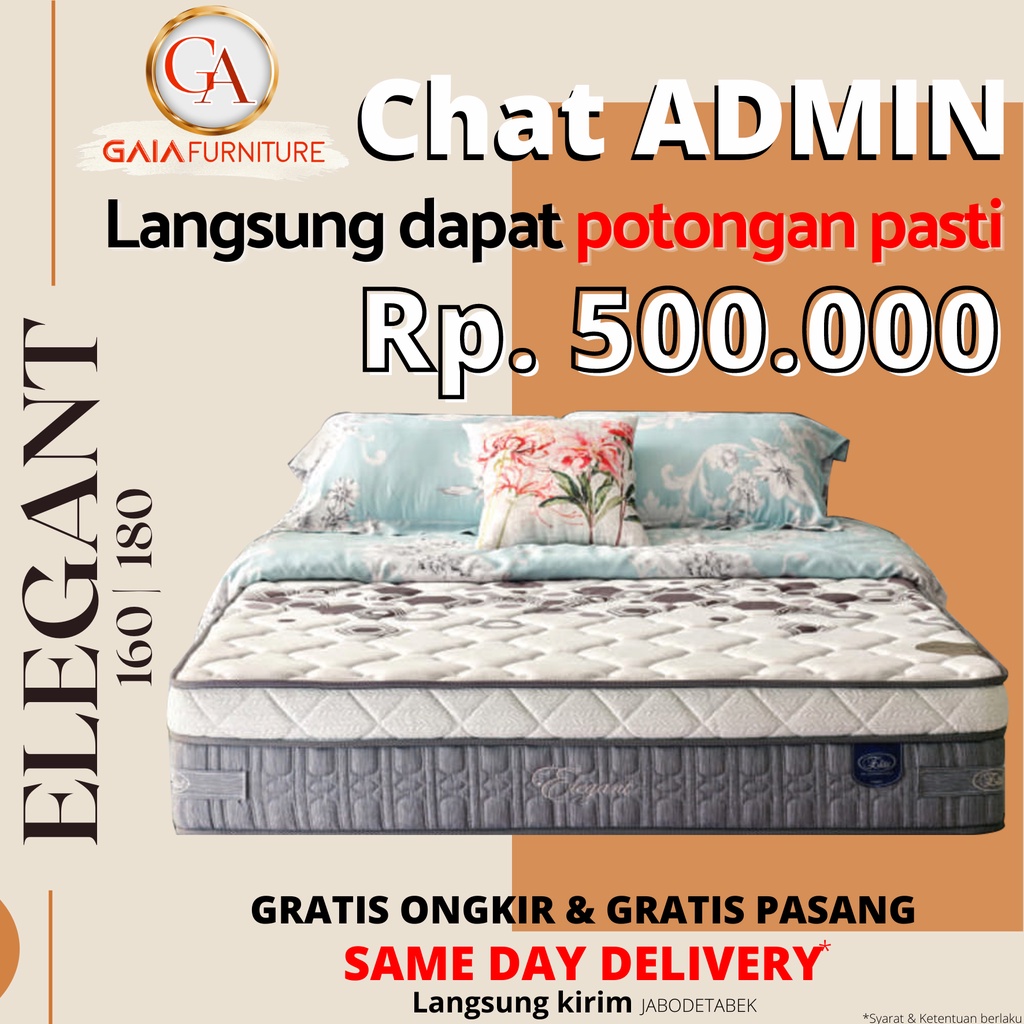 Matras Kasur Elite Elegant Springbed Matras Elite ORIGINAL / Matras only