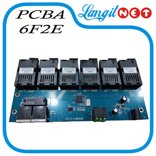 MEDIA CONVERTER PCBA 6F2E  6FO 2ETH 10 100