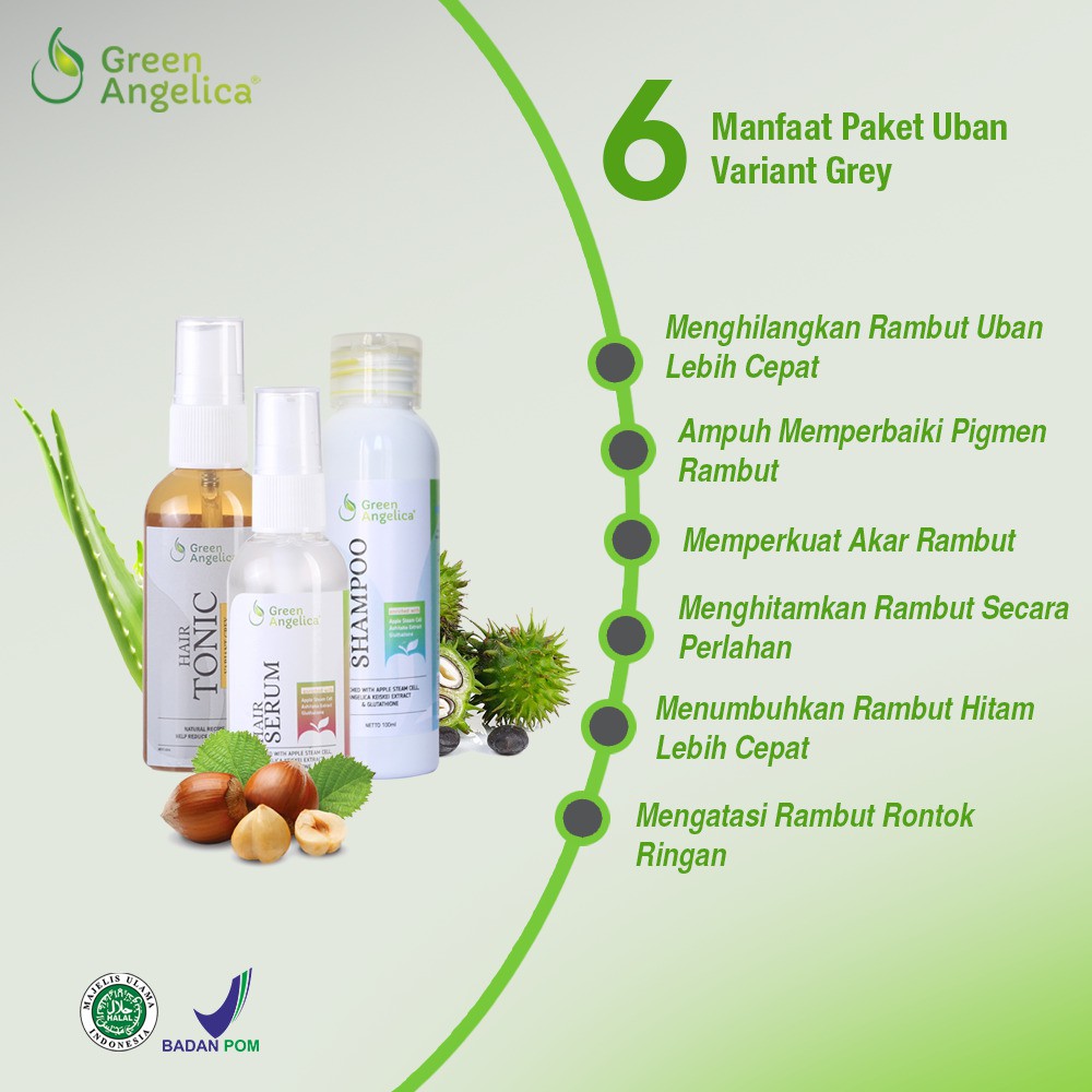 Paket Uban Green Angelica Solusi Menghitamkan Uban Untuk Penghitam Paket Uban Green Angelica Solusi Menghitamkan Uban Untuk Penghitam