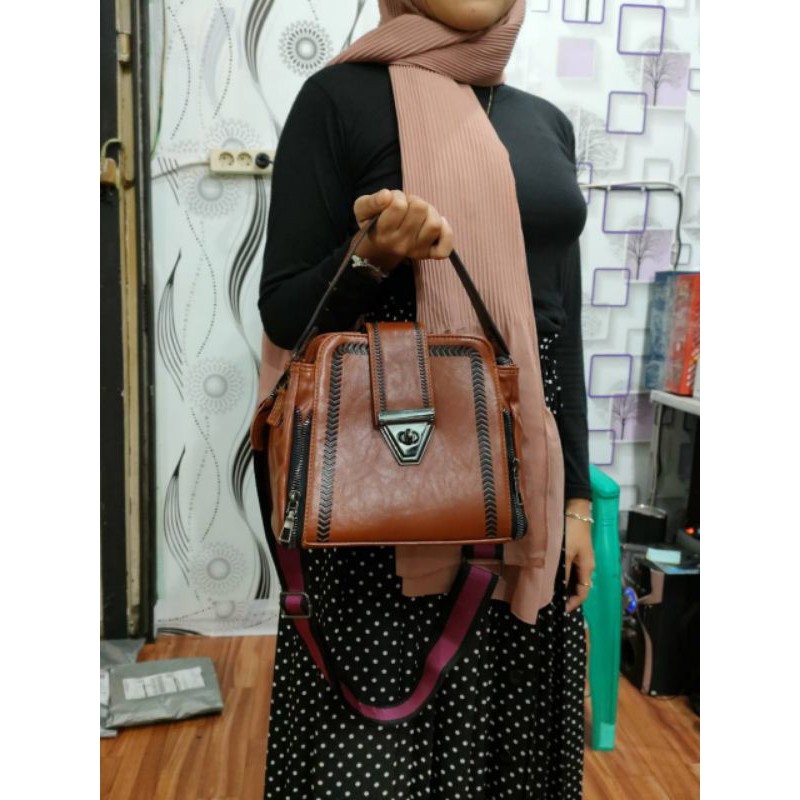 QISSWA_SHOP Tas selempang 2022 Handbag kulit