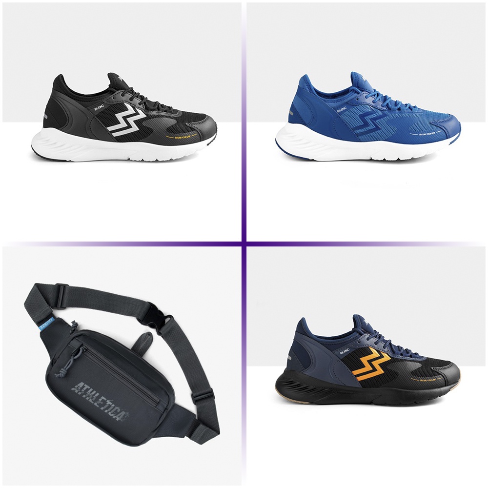 Sepatu Athletica by Geoff Max  l RX King/ RX-King Series Running Wanita Pria Olahraga Geoff Original