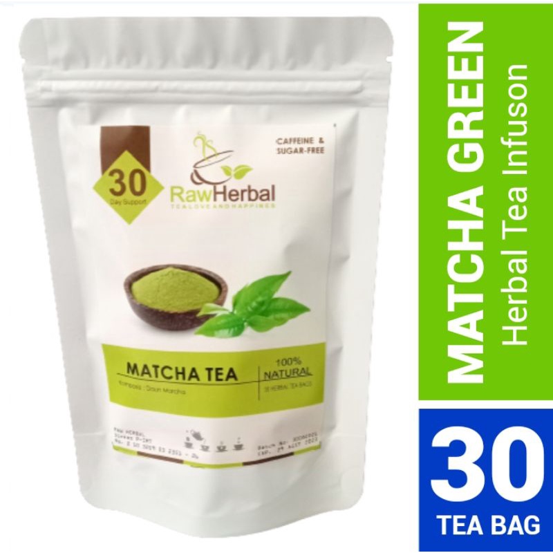 MATCHA TEA : ORGANIC MATCHA GREEN TEA (30 Tea Bag)