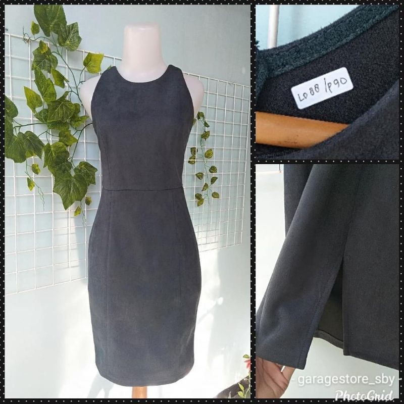 Suede dress