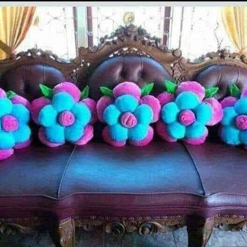 (RS)BANTAL SOFA BUNGA MAWAR BANTAL SOFA VIRAL BANTAL SOFA MAWAR