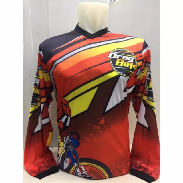Kaos racing lengan panjang/jersey racing/jersey balap