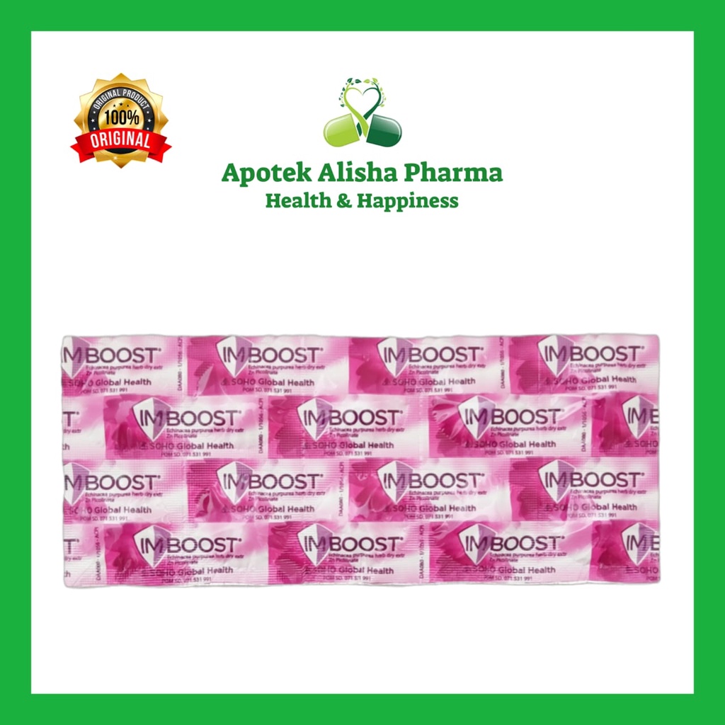 IMBOOST / IMBOOST FORCE Strip 10 Tablet  - Imbost Tablet / Imbost Force Tablet / Suplemen / Vitamin Daya Tahan Tubuh / Tidak Mudah Sakit / Imbos Tablet / Imbus Tablet / Imbos Force / Imbus Force