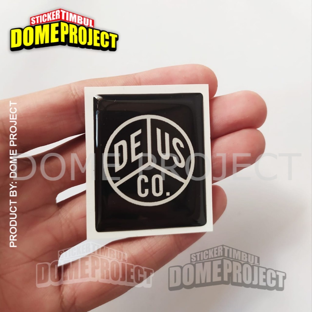 STIKER MOTOR DEUS EMBLEM DASI VESPA PIAGGIO STIKER RESIN TIMBUL LENTUR STIKER AKSESORIS SEPEDA MOTOR