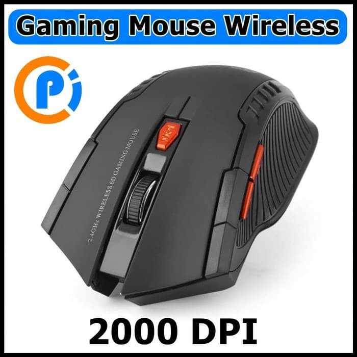 Taffware Fantech Gaming Mouse Wireless 2000 DPI Type W4