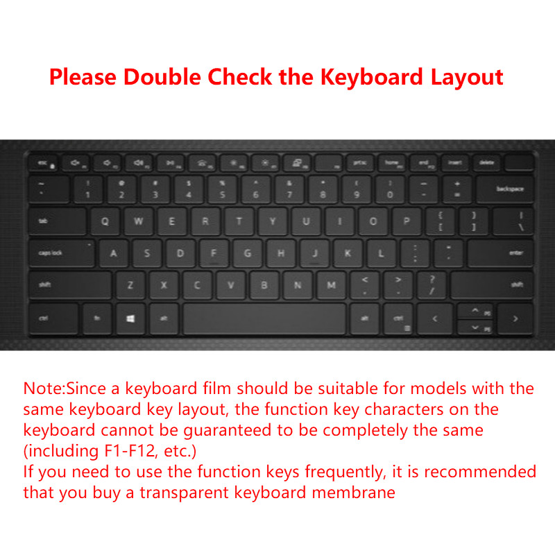 Untuk 15.6 Inch Dell XPS 15 9500 9700 L26 Lembut Ultra-Tipis Silikon Laptop Keyboard Cover Pelindung