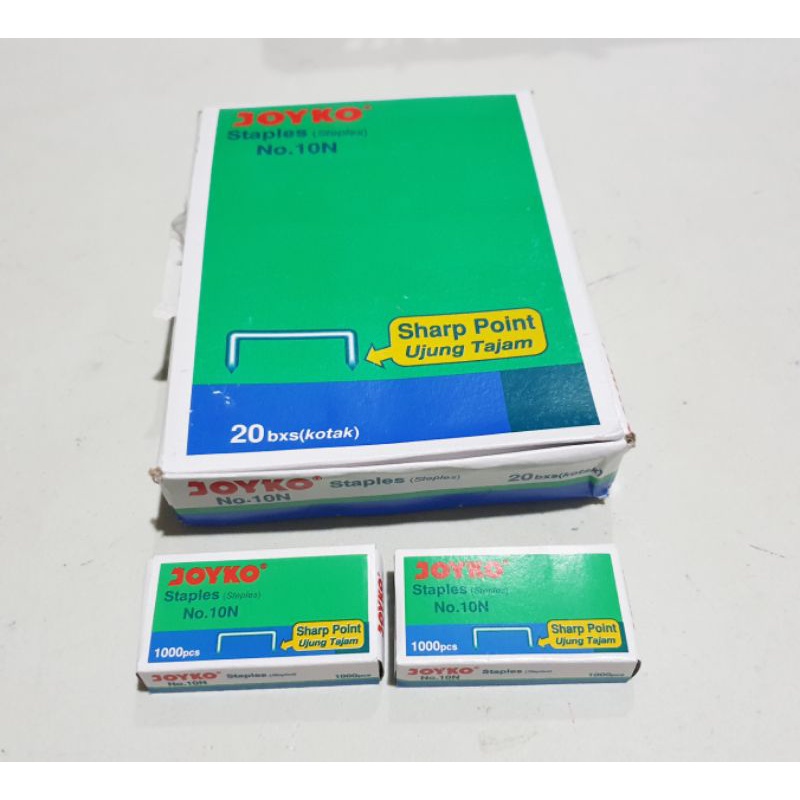 

Isi Staples Joyko Kecil No 10N isi 1000pcs per kotak kecil