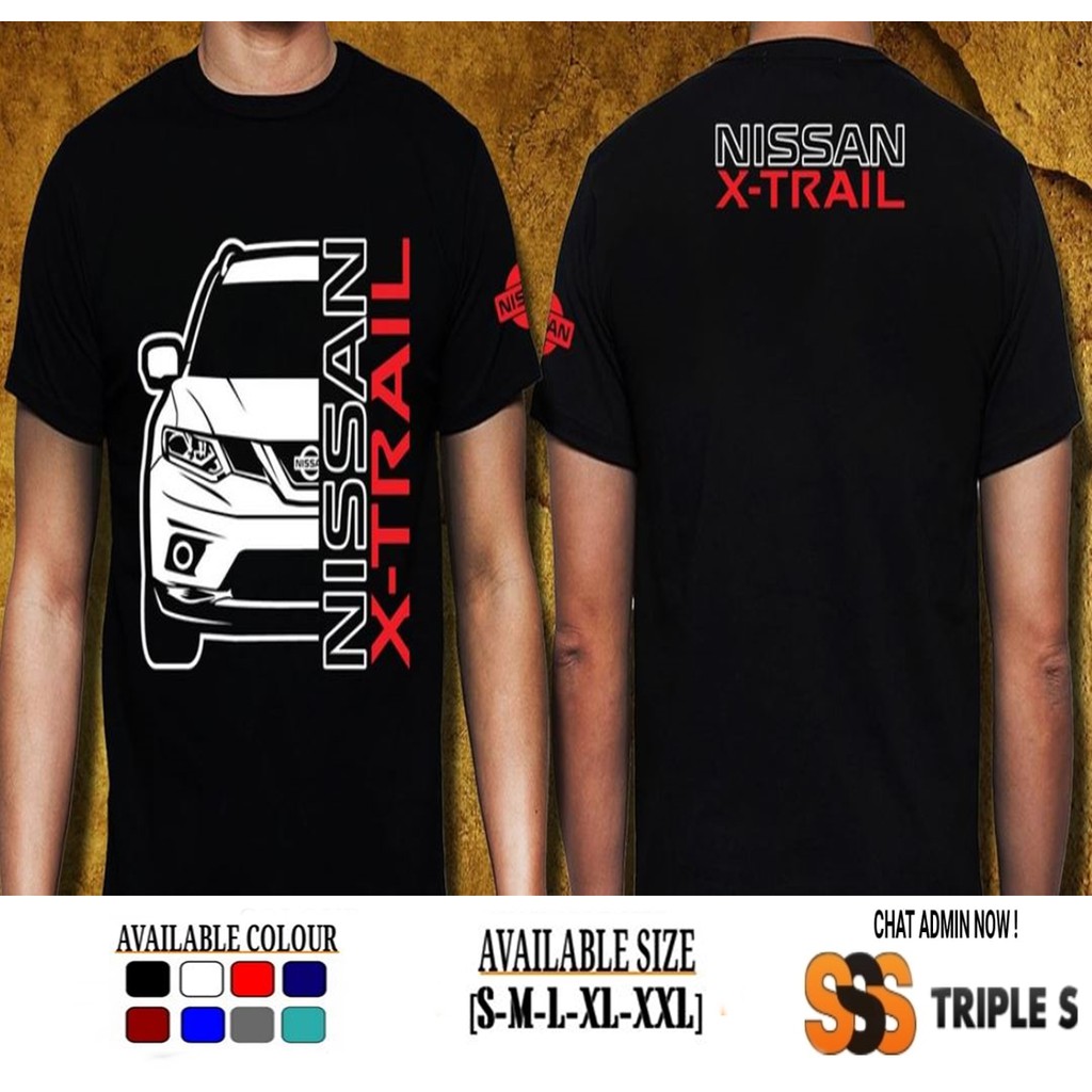KAOS NISSAN X-TRAIL KAOS KENDARAAN MOBIL KEREN